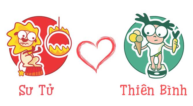 sư tử và thiên bình